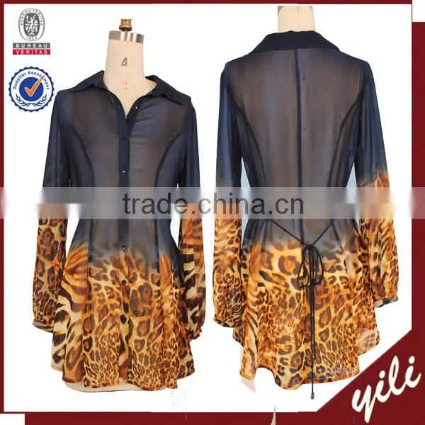 2015 dongguan latest floral long sleeve abstract church suits designs for women