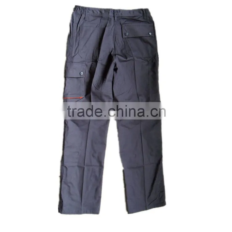 Personalized Multi Pocket Grey Work Pants