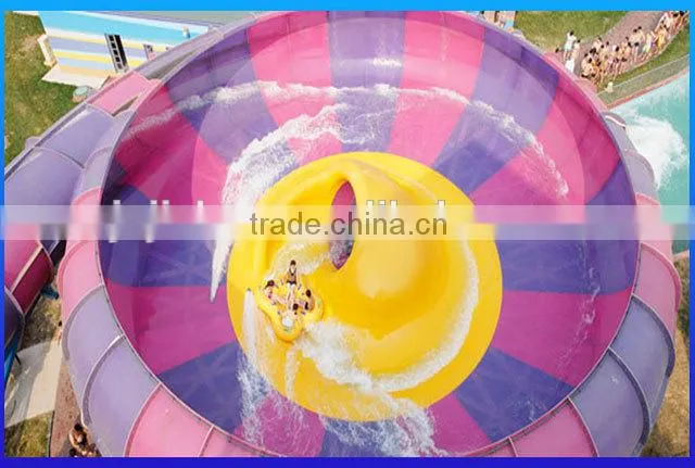 2016 Popular Amusement Park Space Bowl Water Slide