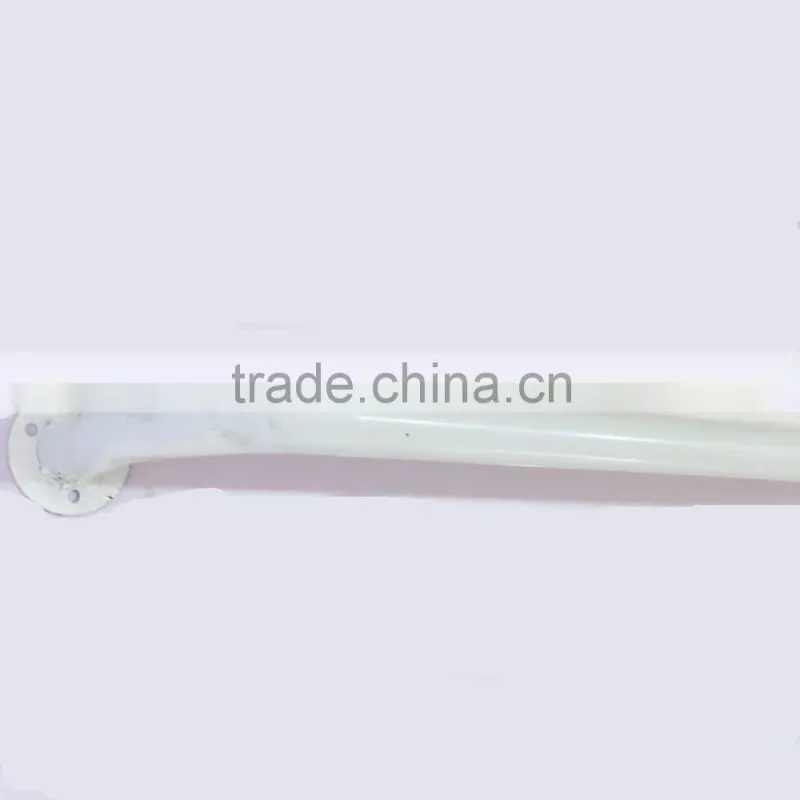 Sample white wall mounted clothes rack/ garment wall display rack