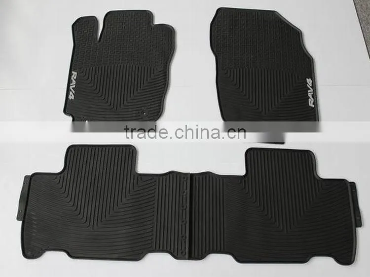 Wholesale Custom Full Set Position 3D Rubber PVC Auto Car Floor Mats For TOYOTA RAV