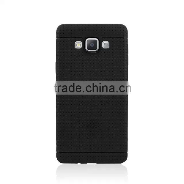 Hot sale new product for 2015, honeycomb style smart phone accessories ,soft TPU case for samsung A7000 back cover