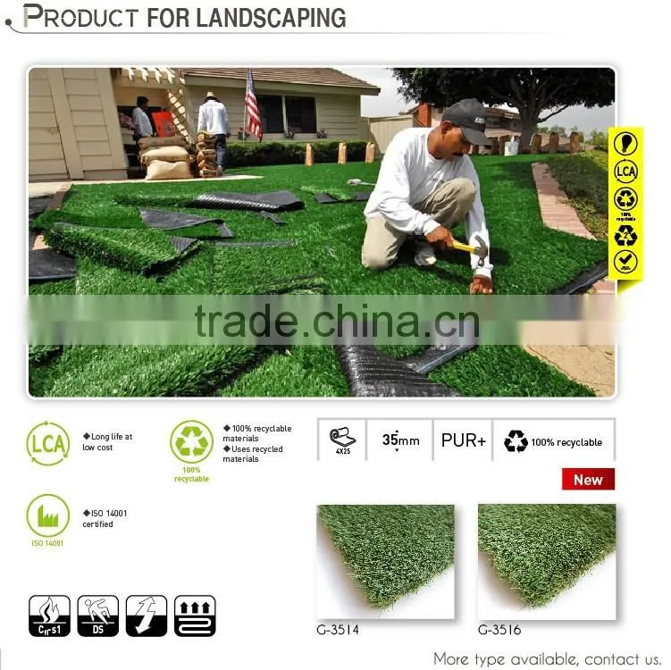 Beautiful Outdoor Artificial Garden Turf