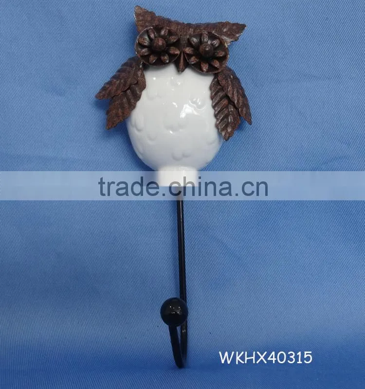 Best seller cloth hooks ceramic wall hanger