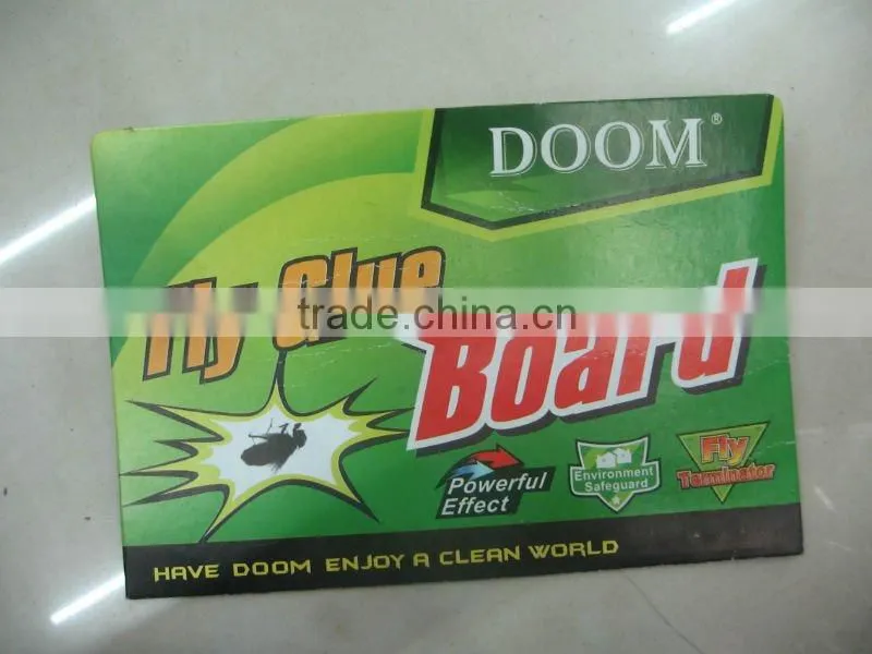 DOOM brand disposable stocked fly glue trap