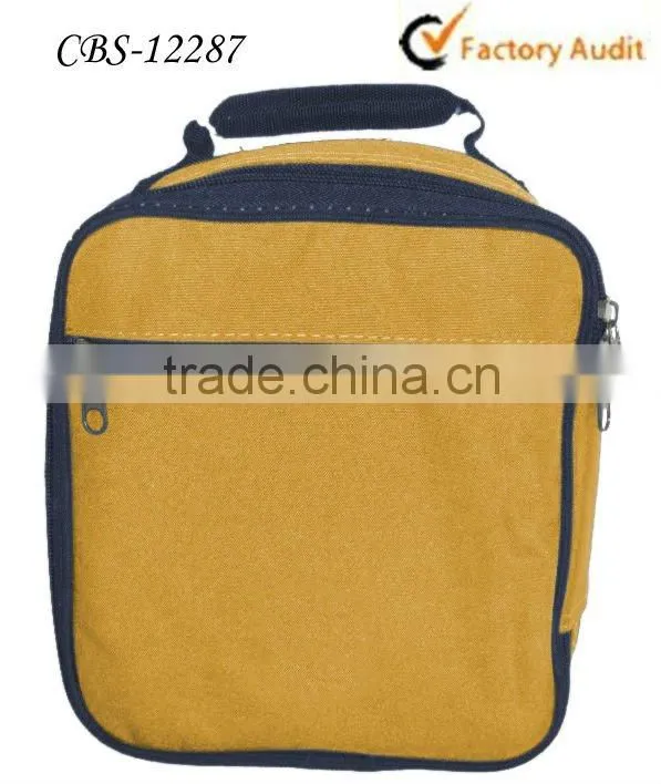 2013 Cooler bag blue lunch bag with bottle holder