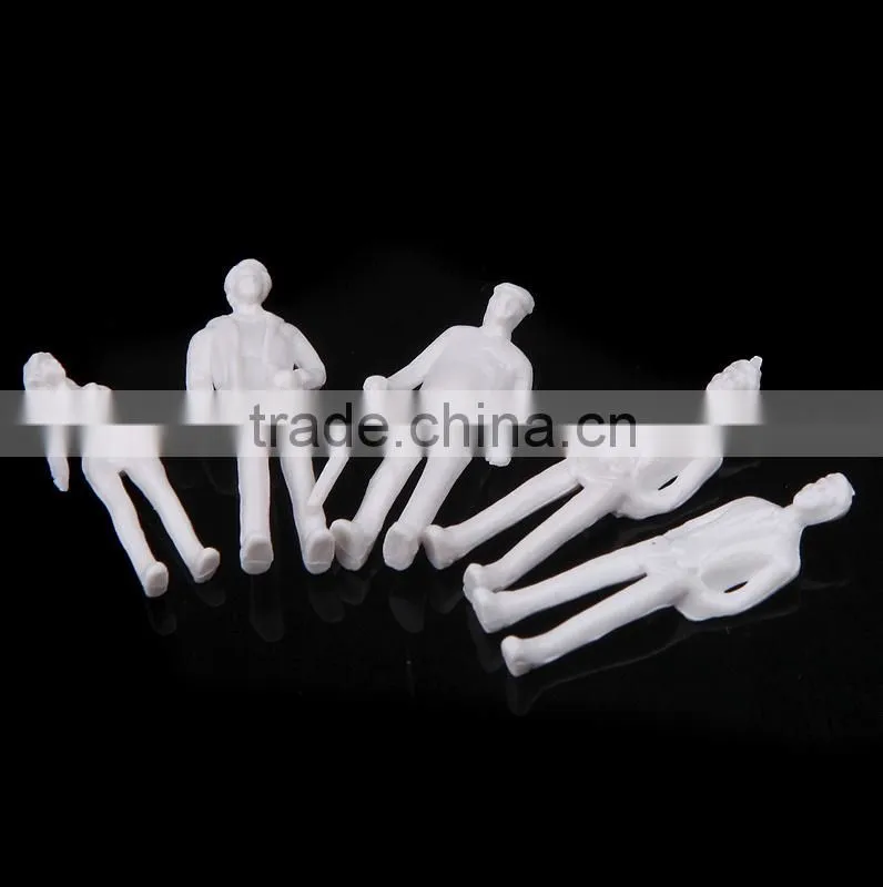 artificial model human white figure, scale models figure, model white resin figure for 1/50