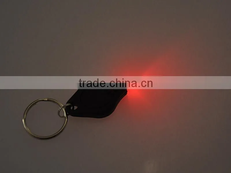 Plastic Multi-Color promotional mini led flashlight keychain factory