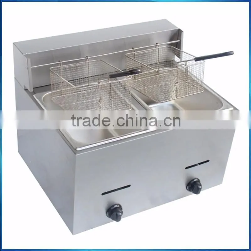 table top stainless steel gas fryer