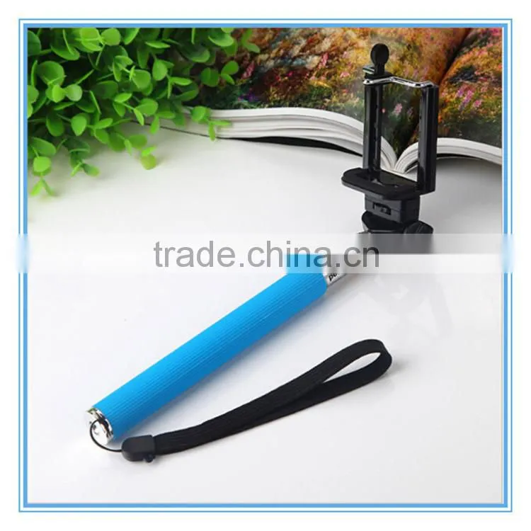 2015 new product Wireless Extendable selfie stick with zoom