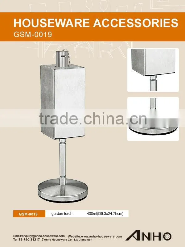 Stainless Steel Garden Torch (400ml)