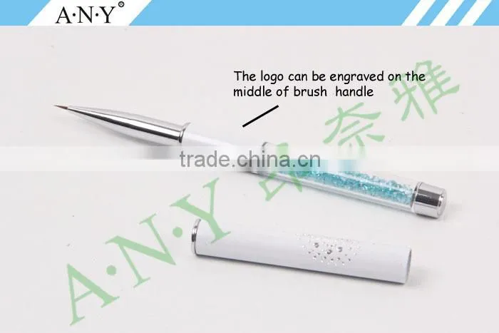 ANY Beauty Art Nails Design Rosewood Handle Sable Hair Nail Brush for Nail Art Drawing