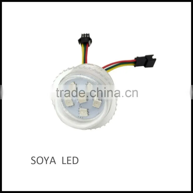 amusement ride pixel led lights 36mm 6 leds