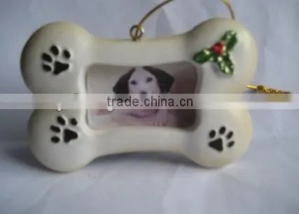 hot selling cheap funny dog bone shape photo frame for kids