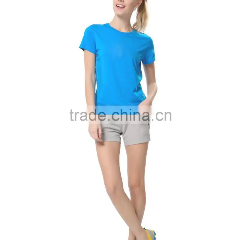 Custom Design Women Fitness Wear Polo Shirts Sweat T-shirts Dry Fit Shirts