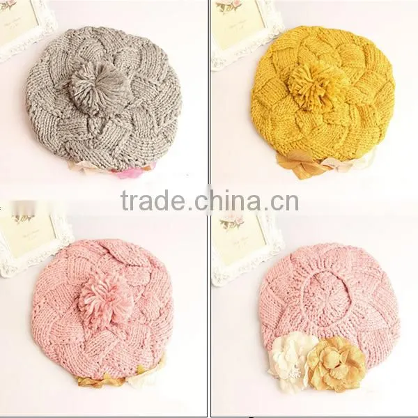 Stylish Hand Made Knitted Ladies Winter Wool Hats