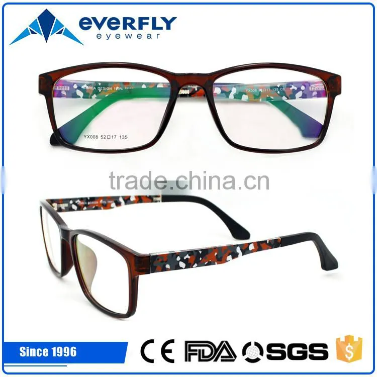 2015 Cheap flexible tr90 eyewear optical frame with different colors