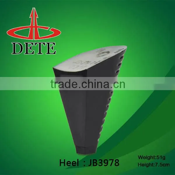 2013 fashion plastic high heels for woman's shoes heel material made in china