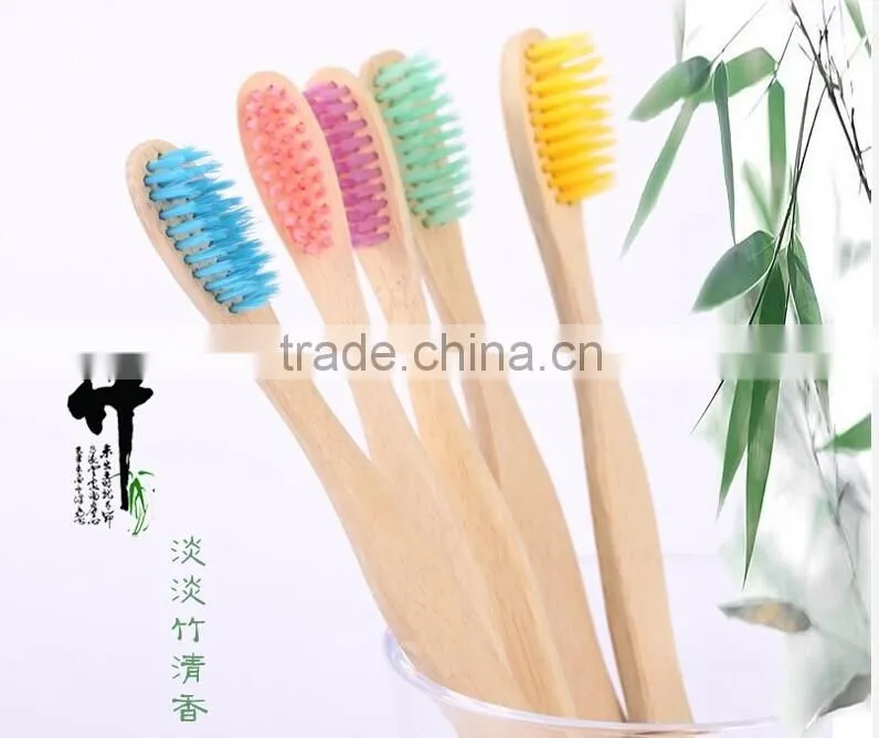 NEW wholesale Hotel Daily bamboo Charcoal toothbrush