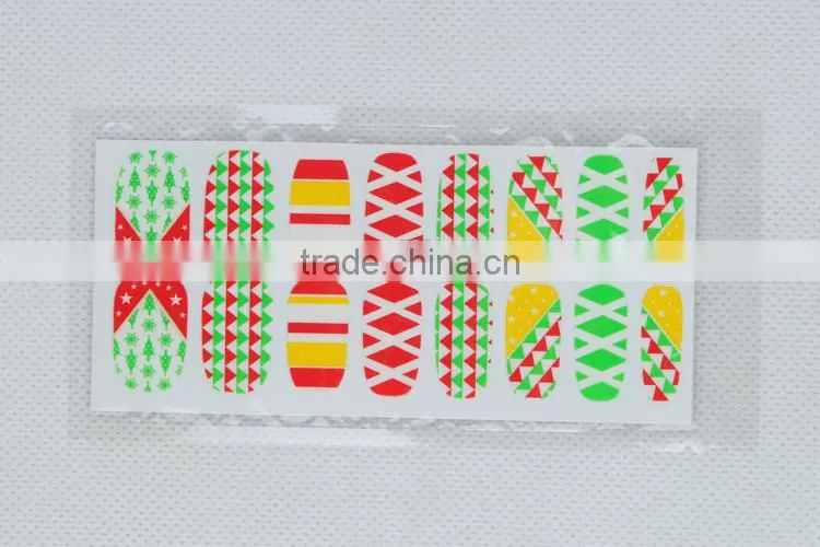 OEM Christmas Theme 3D Nial Sticker Nail Polish Sticker