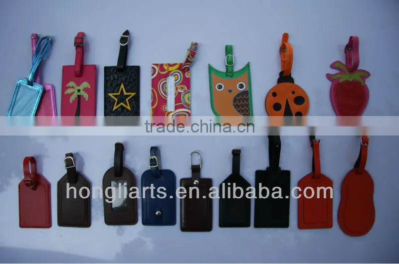 JLT014 PVC Leather luggage tag