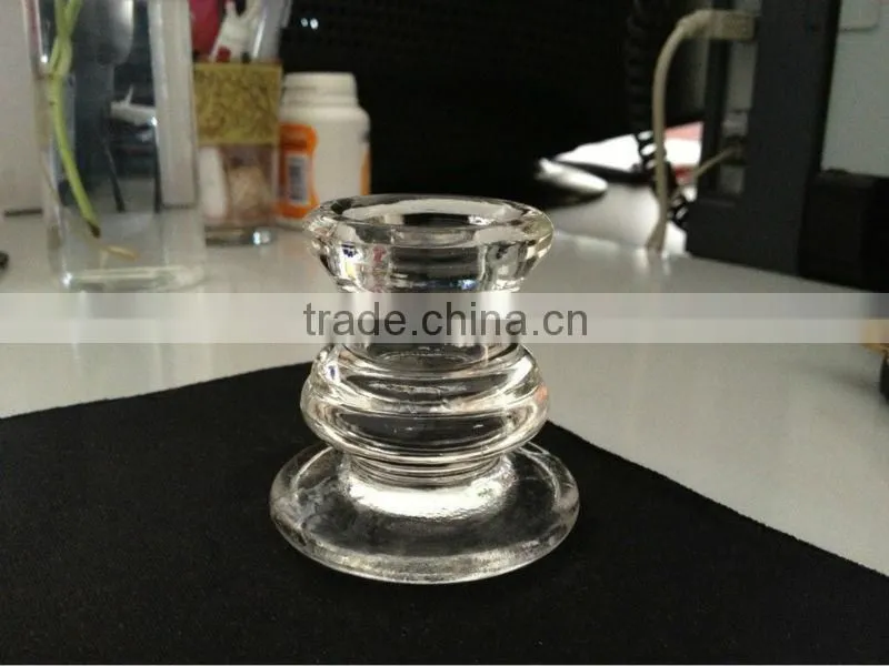 mini glass candlestick