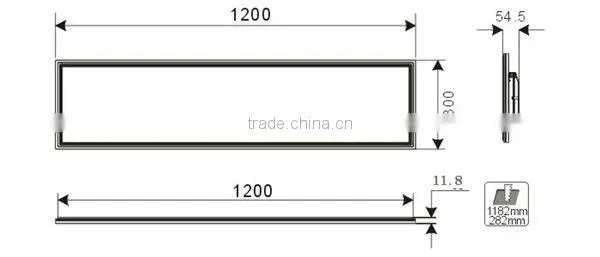 New 36w 300x1200 led warm ceiling mount