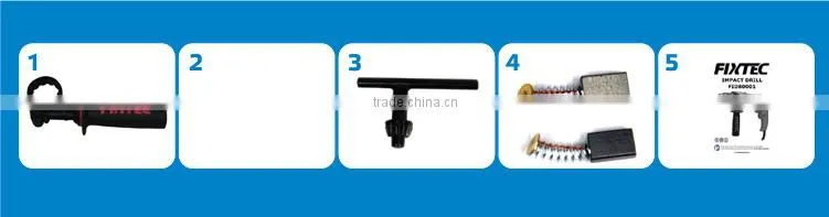 FIXTEC new product Power Tool 800W 13mm Impact Drill Hammer Drill