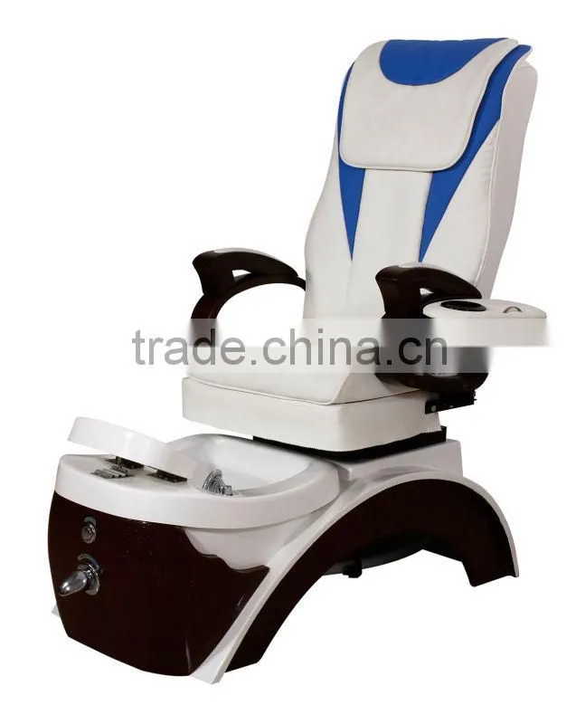 becautiful green pipeless pedicure spa chair with free stool