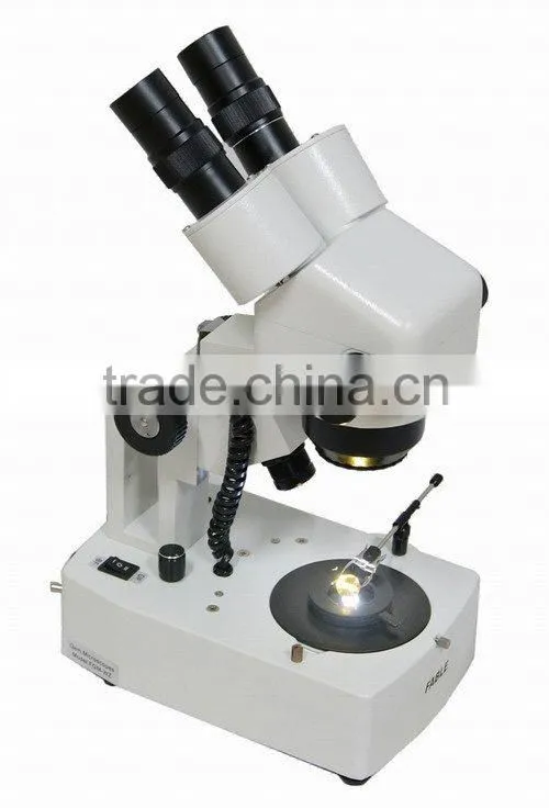 Professional High quality Generation 2nd Straight arm type Gem Microscope With F19 or F17 binocular lens