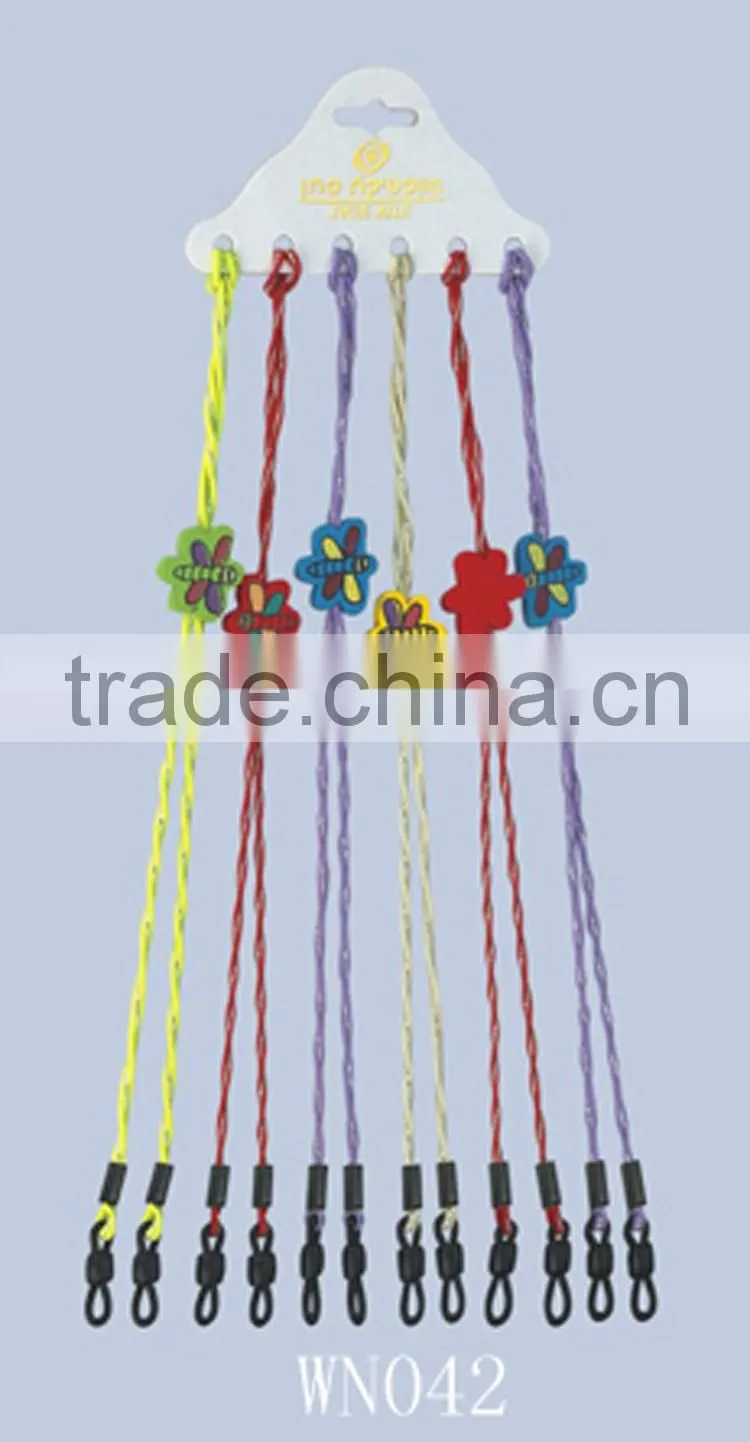 OEM cute lovely design cords, straps for kids' sunglasses/spectacles