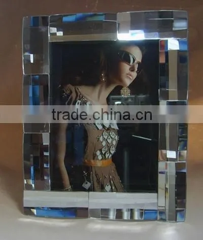 2016 high quality Crystal Photo Frame for Promotion Gift & Home Decoration