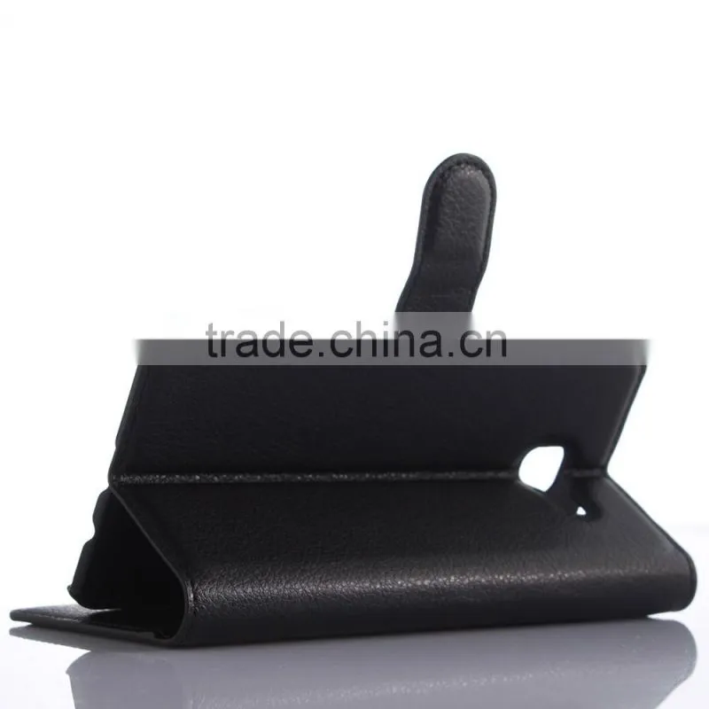 Hot Selling Ultra Thin Lichee PU Leather Case Wallet Folio Flip Cover for Samsung GALAXY A5 A510