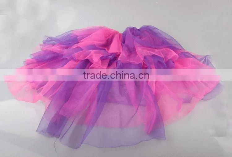 Colorful Tutu Skirt Front Short Back Long Pettiskirt For Women