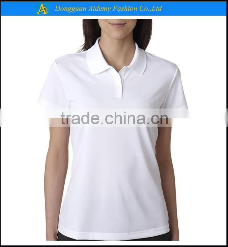 short sleeve cotton DIY cheap polo tshirt