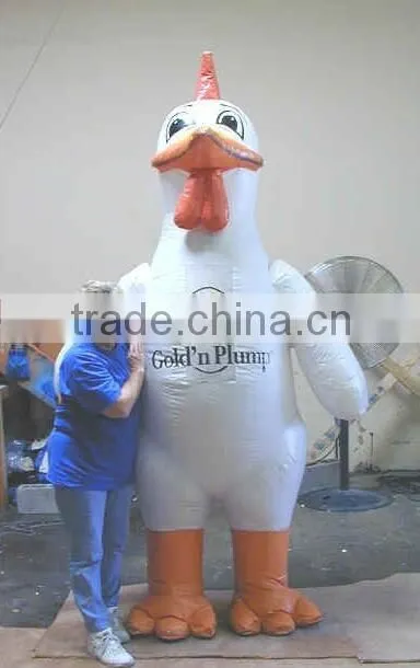 inflatable chicken costume