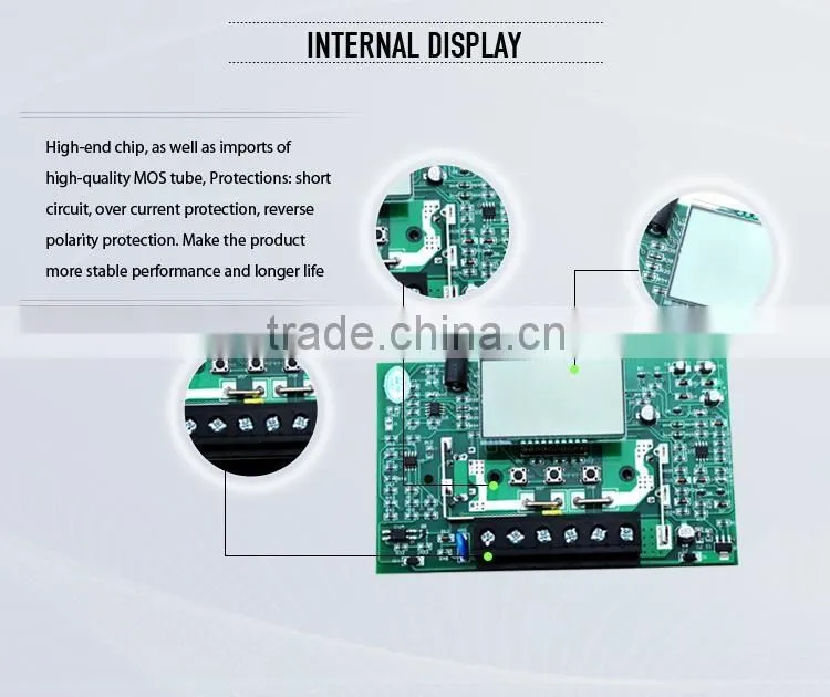 Hign efficiency charge controller 40a for home/40A pwm solar controller with CE,RoSH,