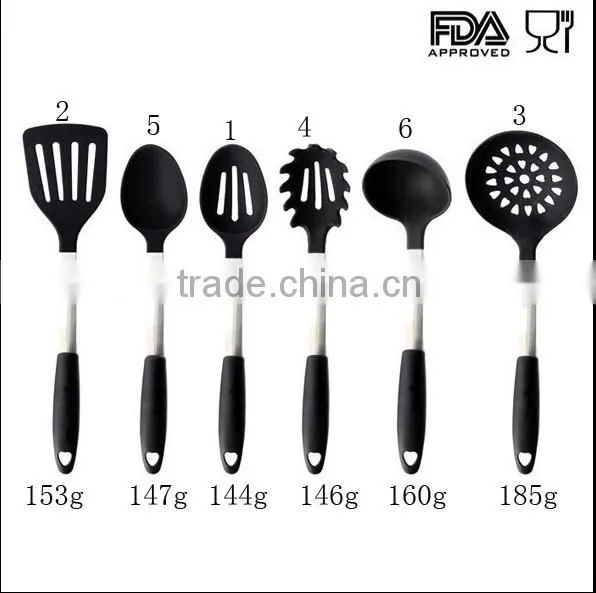 Heat resistant Feature and Turners Utensils Type Silicone cooking utensils