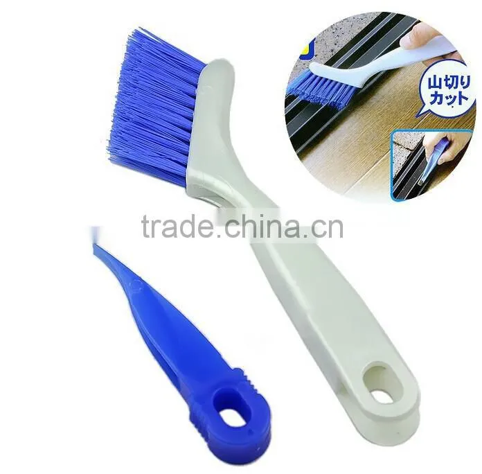 Plastic Slot Cleaning Brush With Scraper