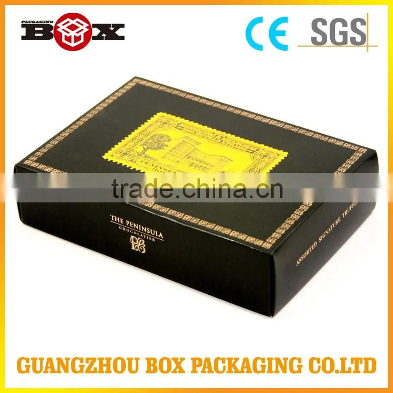Fashion design Gold Foil LOGO Printed Luxury Gift Box, View gift box paper, Champion Printing Product Details