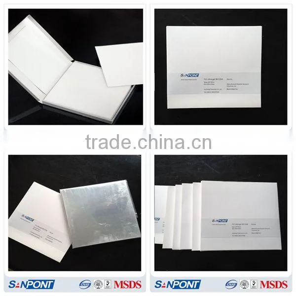 SANPONT Low Prices Industrial Silica gel factory Chromatography Silica Gel Aluminum Plate