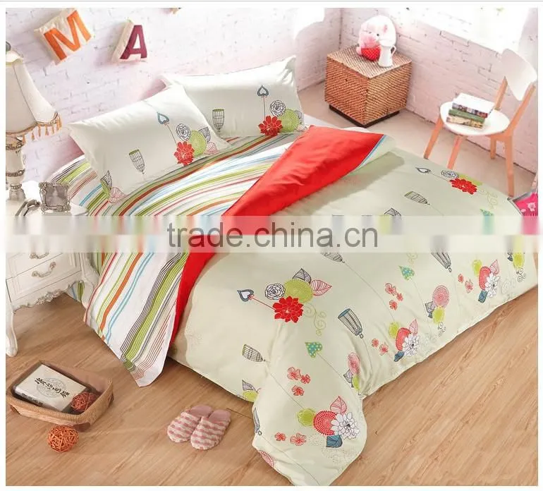 Elegant Thicken Sanded Cashmere Luxury embroidered bed sheet sets,Reactive Printed 4 pcs Bedclothes Duvet Cover