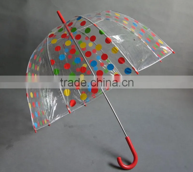 transparent umbella 2015 oem umbrella wedding decoration from China manufacturer