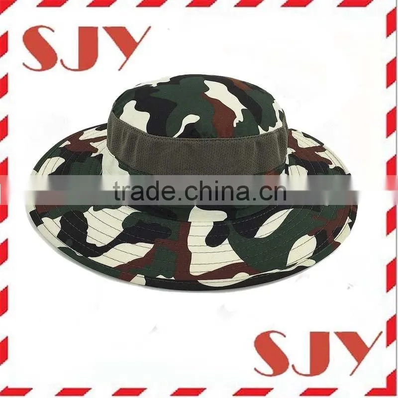 Wide Brim Camouflage Hat Summer Fishing Sun Hat
