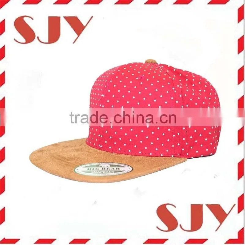 Wholesale new arrival suede flat brim blank snapback hat