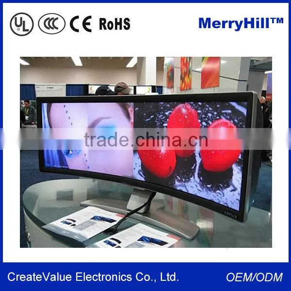 Wide Screen Ultra Thin UHD 27"34" 35" 42" 55" 65" inch LCD Monitor Curved TV 4K