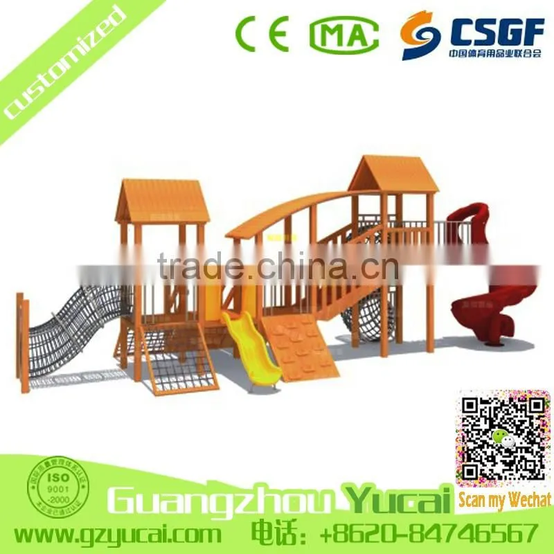 multi function large amusement park playground equipment kids slides