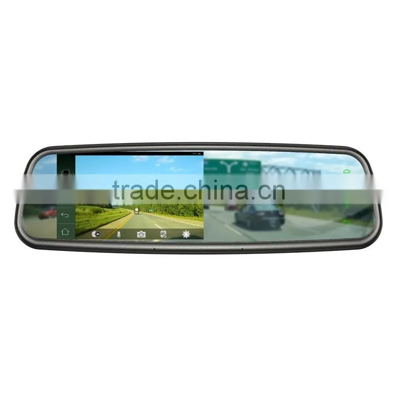 5.0 inch Android car rear view mirror GPS Navigation with camera and drivecam