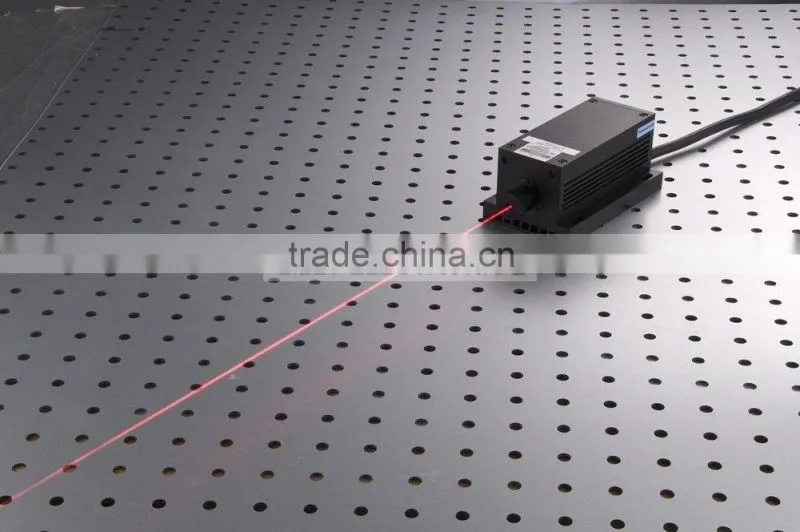 Lab Lasers 100mw 671nm Red Laser Dot Diode Module + TTL Modulation 0-30KHZ + TEC Cooling + Power Supply Lab Type LSR-PS-IIS