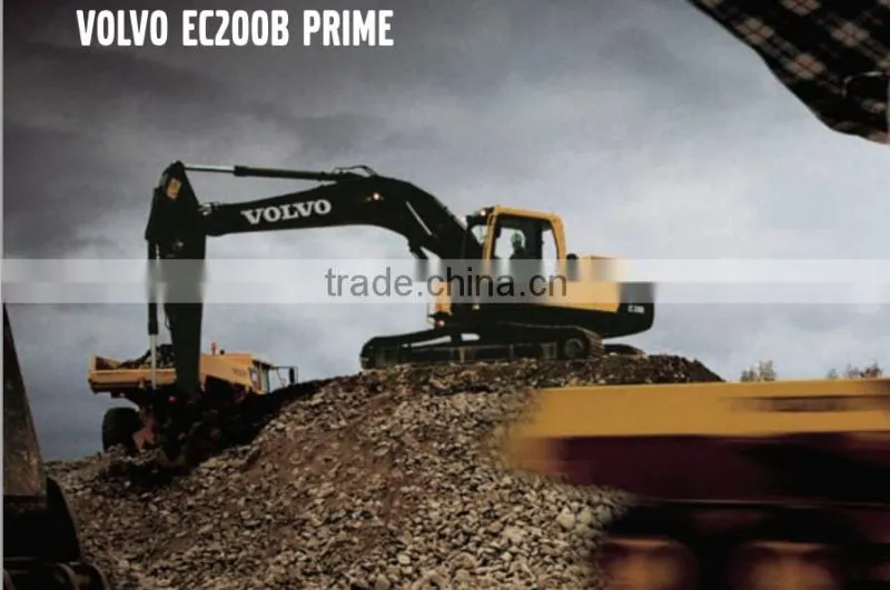 big brand amphibious import long boom excavator for sale EC200Bprime